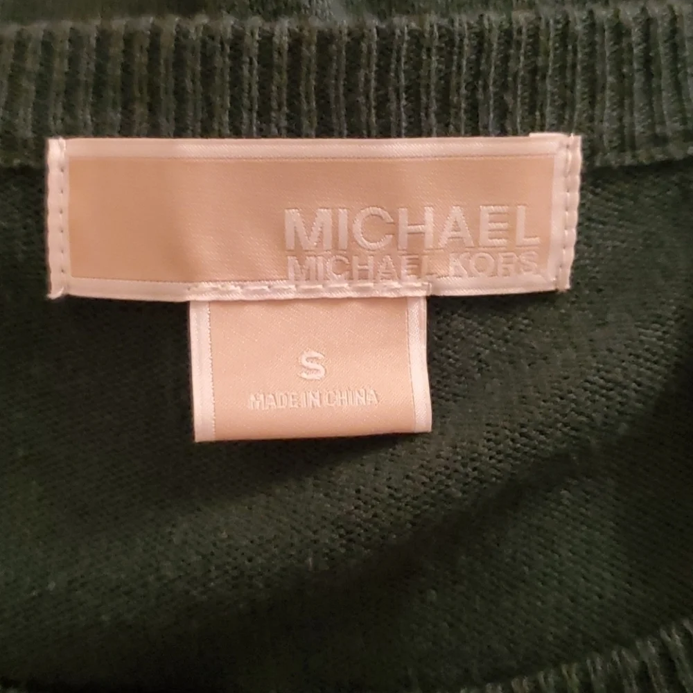 Michael kors long sleeve Zipper details dress